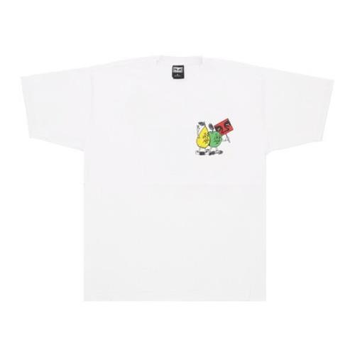 Obey Fredsamt Protest Tee Streetwear White, Herr
