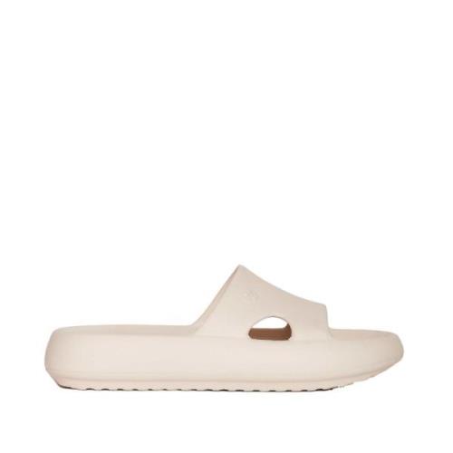 Tory Burch Kräm Gummislides Damskor Beige, Dam