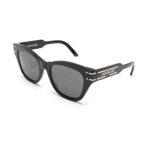 Dior Diorsignature B4I 10A0 Sunglasses Black, Dam