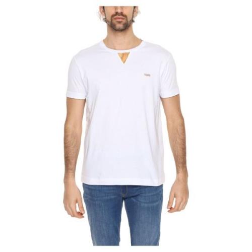 Alviero Martini 1a Classe Vit Bomull T-shirt Korta ärmar White, Herr