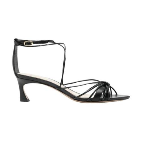 Alexandre Birman Nappa Kiss Läder Sandaler Black, Dam