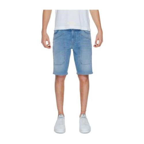 Jeckerson Denim Bermuda Shorts Ljusblå Blue, Herr