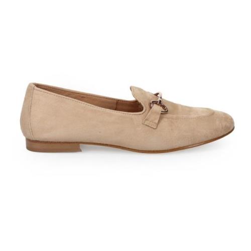 Sangiorgio Beige Moccasin Skor Beige, Dam