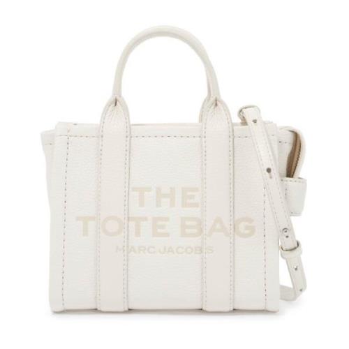 Marc Jacobs Grained Leather Mini Tote Bag White, Dam