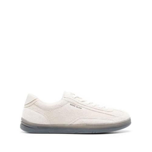 Stone Island Vita Sneakers med Kompassmotiv White, Herr