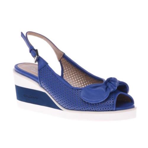Baldinini Sandal in blue calfskin Blue, Dam