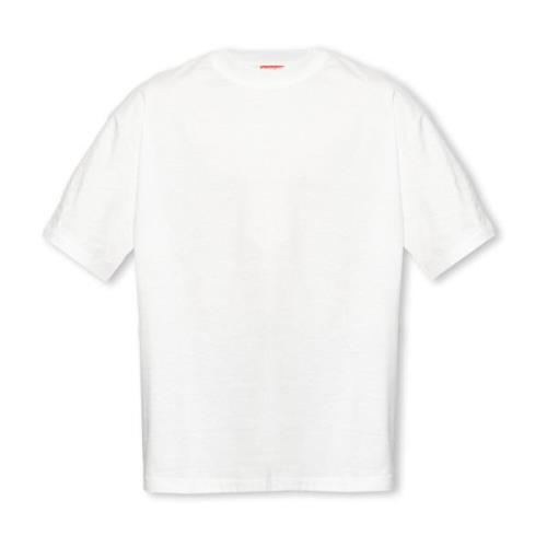 Diesel ‘T-Boggy-Megoval-D’ T-shirt White, Herr