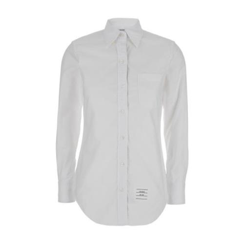 Thom Browne Klassisk Skjortkrage i Vit White, Dam