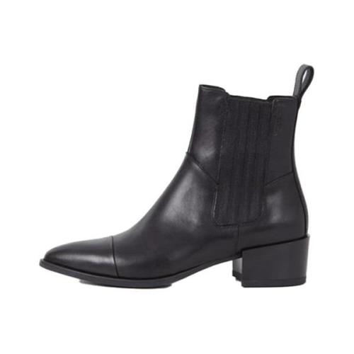 Vagabond Shoemakers Western Stil Läderstövlar Black, Dam