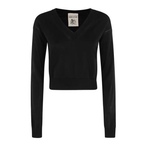 Semicouture Elegant Fanny Klänning Black, Dam