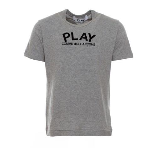 Comme des Garçons Play T-Shirts Gray, Herr