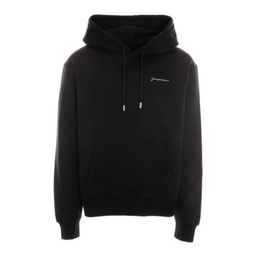 Jacquemus Hoodies Black, Herr