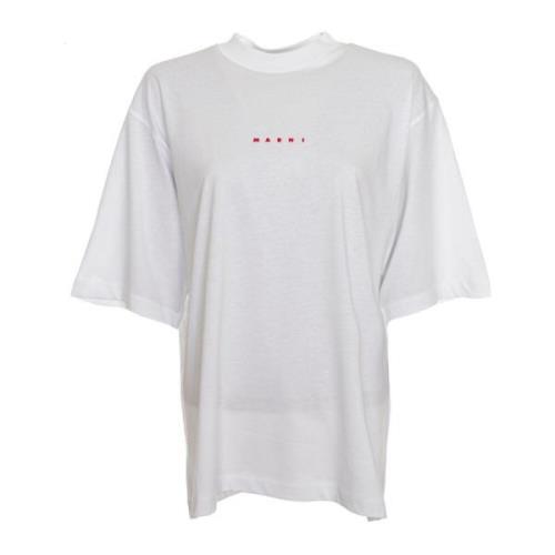 Marni Casual Oversized T-shirt White, Dam