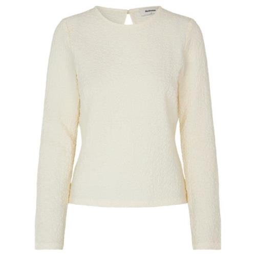 Modström Vanilla Ice Stickad Topp Beige, Dam