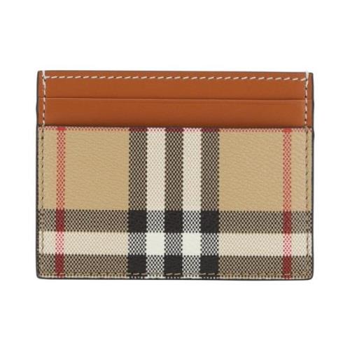 Burberry Check Print Korthållare Multicolor, Dam