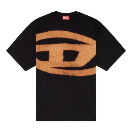 Diesel Bleach T-shirt Black, Herr