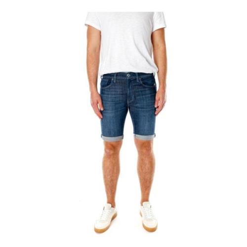 G-star Slim Denim Shorts Blue, Herr