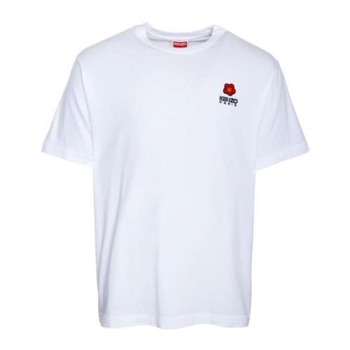 Kenzo Blomma Crest T-shirt White, Herr