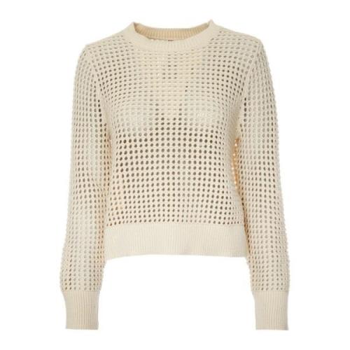 Levi's Superbloom Crochet Sweater Beige, Dam