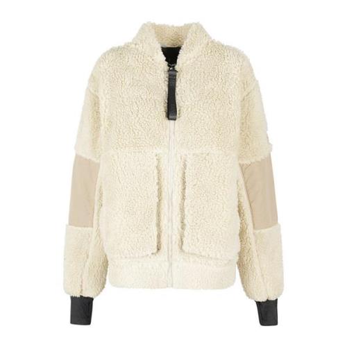 Rains Stilig Bomberjacka Beige, Dam