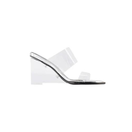 Alexander McQueen Läder sandaler White, Dam