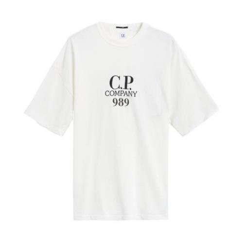 C.p. Company Komfort Kortärmad T-shirt White, Herr