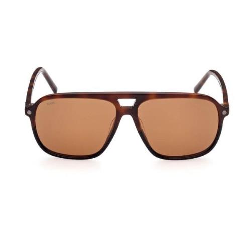 Tod's Acetat solglasögon för män Brown, Dam