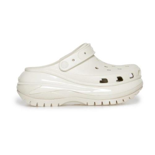 Crocs Beige Gummisandaler för kvinnor Beige, Dam