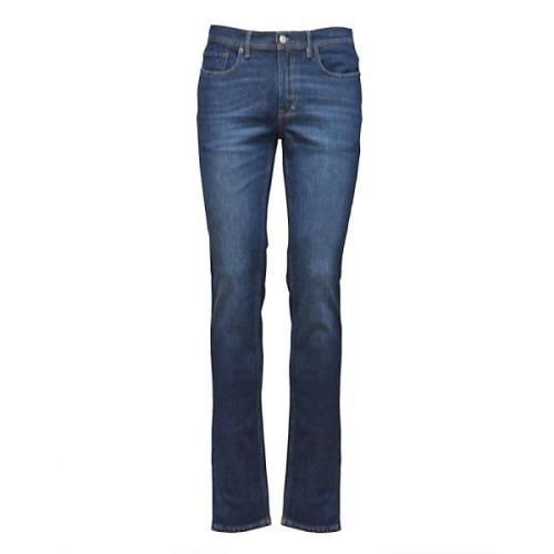 Acne Studios Mörkblå Denim North Jeans Blue, Dam