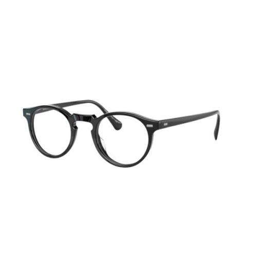 Oliver Peoples Modernt Runda Solglasögon Black, Unisex