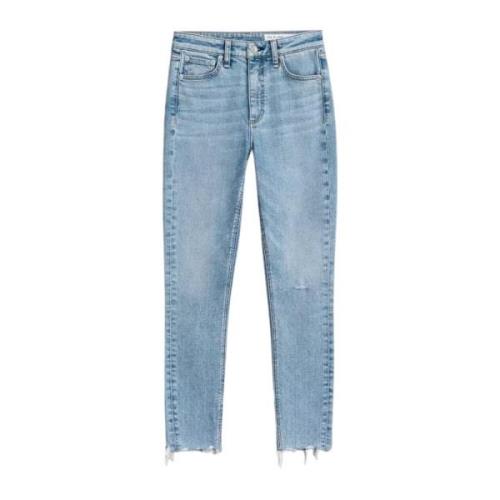 Rag & Bone Hög Midja Skinny Denim Jeans Blue, Dam