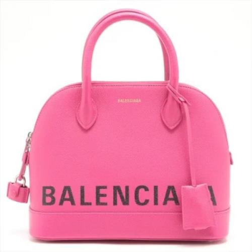 Balenciaga Vintage Pre-owned Laeder handvskor Pink, Dam