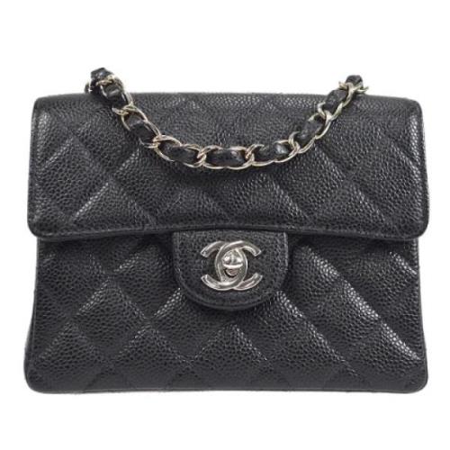 Chanel Vintage Pre-owned Laeder chanel-vskor Black, Dam