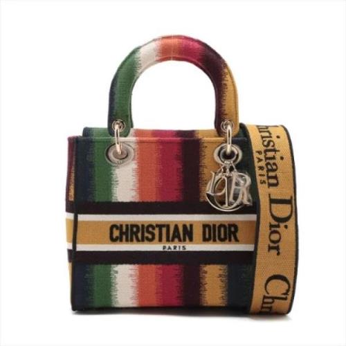 Dior Vintage Pre-owned Canvas dior-vskor Multicolor, Dam