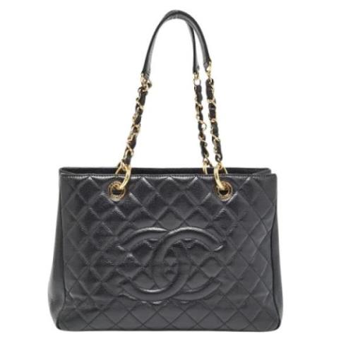 Chanel Vintage Pre-owned Laeder totevskor Black, Dam