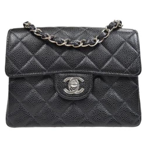 Chanel Vintage Pre-owned Laeder chanel-vskor Black, Dam