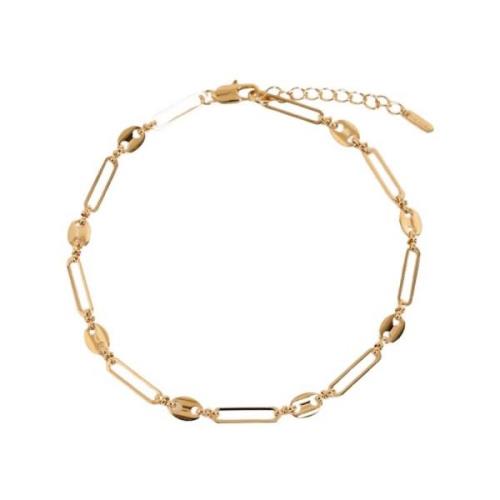 Malababa Guld Kedja Halsband Yellow, Dam