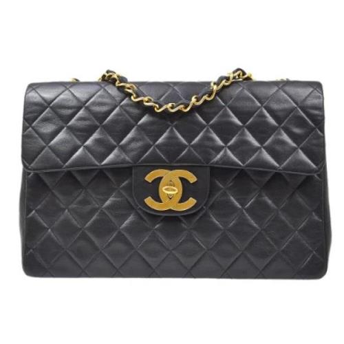 Chanel Vintage Pre-owned Laeder chanel-vskor Black, Dam