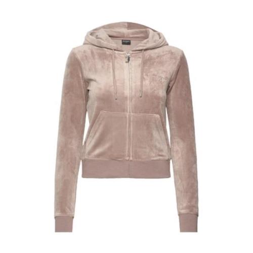 Juicy Couture Stilig Hoodie för Män Beige, Dam