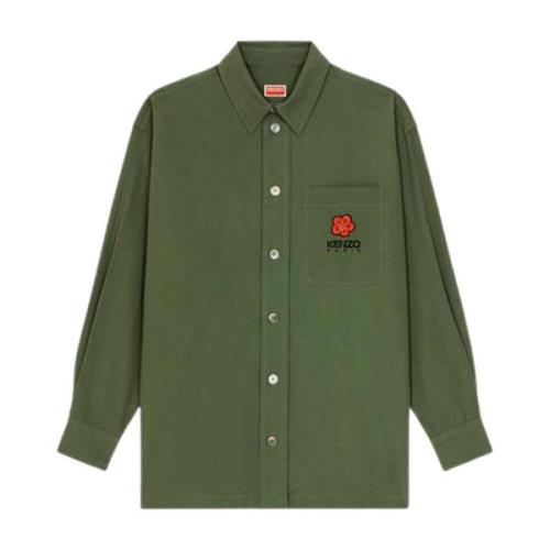 Kenzo Oversize Boke Flower Skjorta Green, Herr