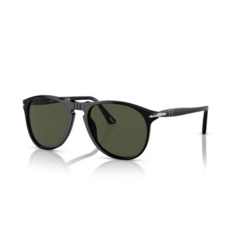 Persol Stiliga Solglasögon med Klassisk Design Black, Unisex