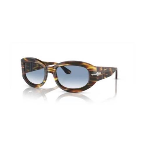 Persol Stiliga Solglasögon med Unik Design Brown, Unisex