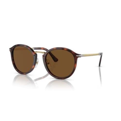 Persol Stiliga solglasögon med mörka linser Brown, Unisex