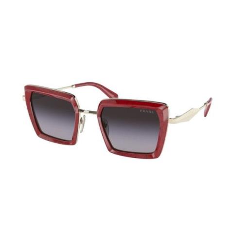 Prada Stiliga Solglasögon Red, Unisex