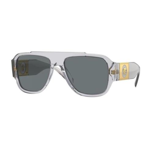 Versace Stiliga Solglasögon med Unik Design Gray, Unisex