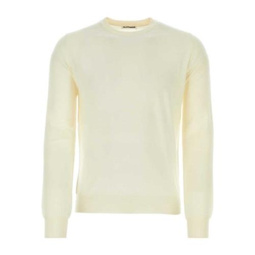 Jil Sander Ivory Wool Sweater White, Herr