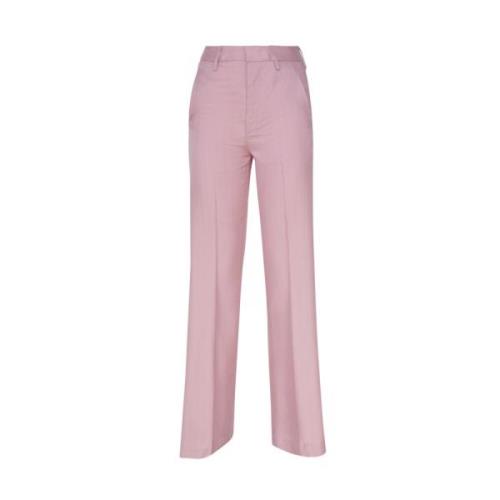 Dondup Bomull Elastan Byxor Pink, Dam