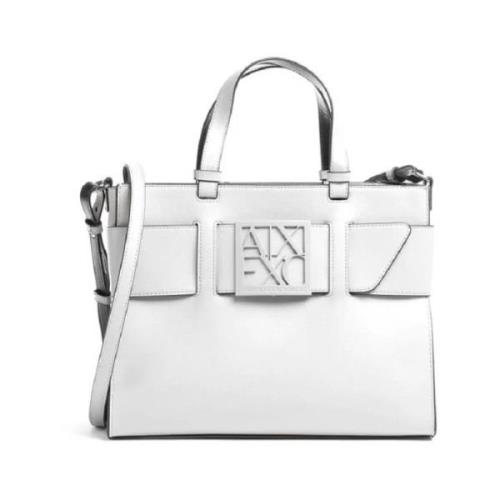 Armani Exchange Vit Handväska för Kvinnor White, Dam