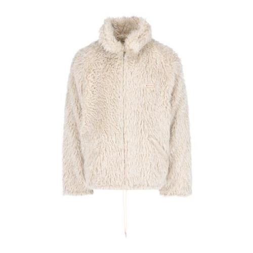 Marni Shearling Huva Jacka Vit White, Herr