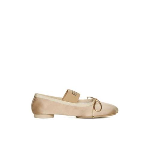 MM6 Maison Margiela Platta Skor för Kvinnor Beige, Dam